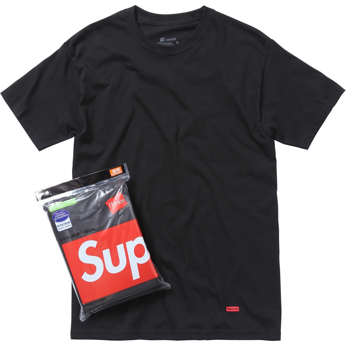 Supreme®/Hanes® Tagless Tees (3 Pack) view 3